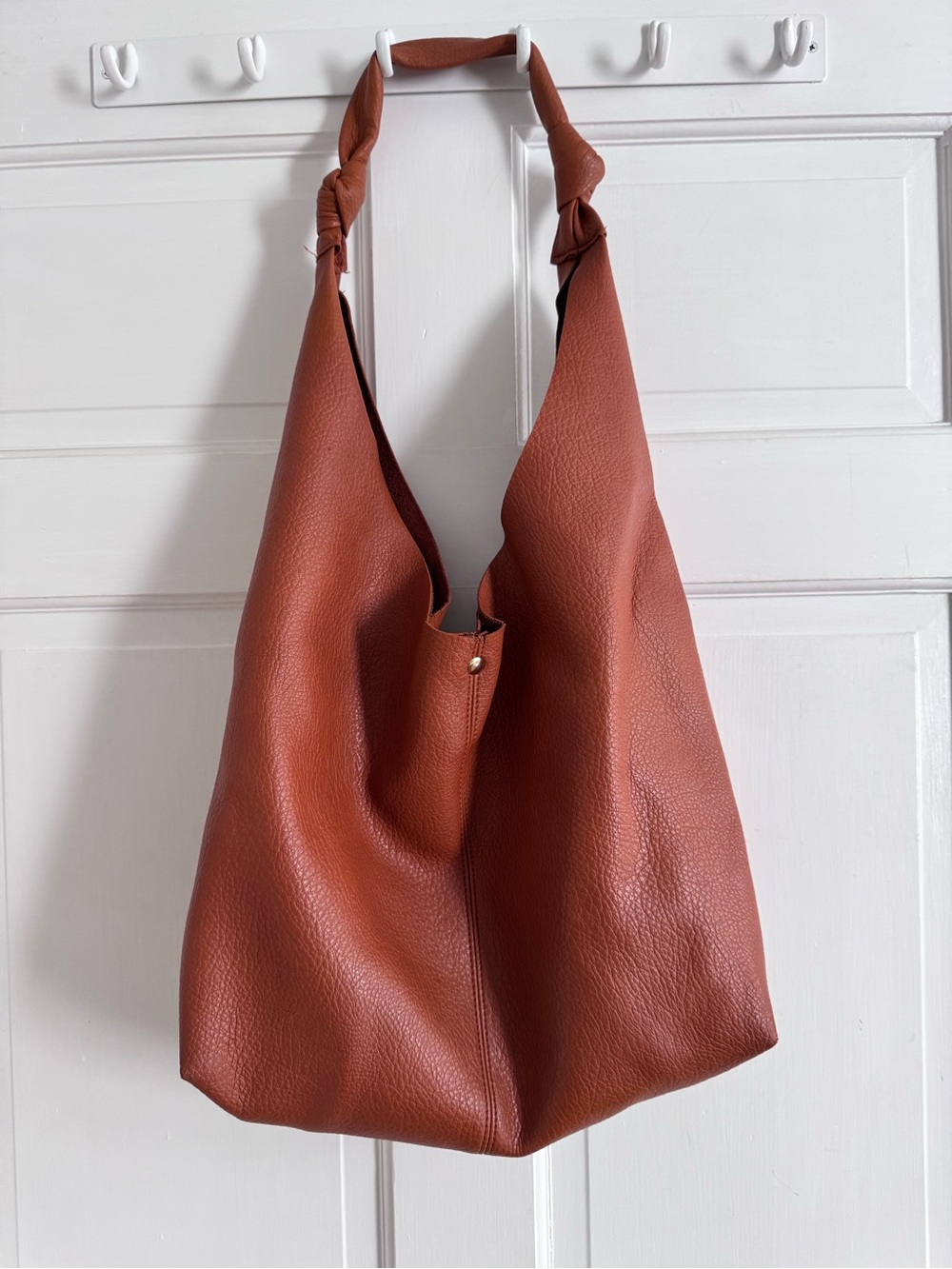 Classic Rider Hobo Bag - Rust Brown